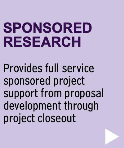 SPONSORED RESEARCH BOX